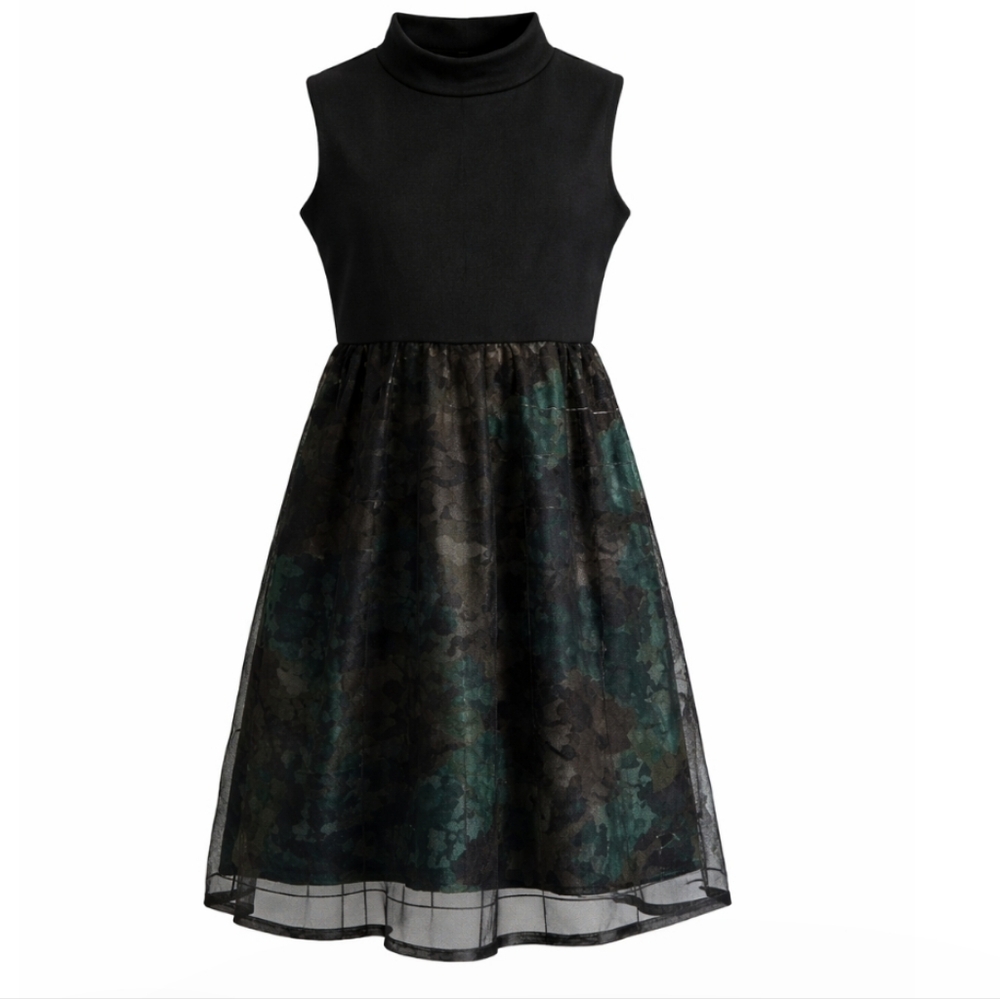 ⭐️ Host Pick x 2 ⭐️ Tulle | Girls Cute Lace-Inset Aimee A-Line Dress - Picture 7 of 7